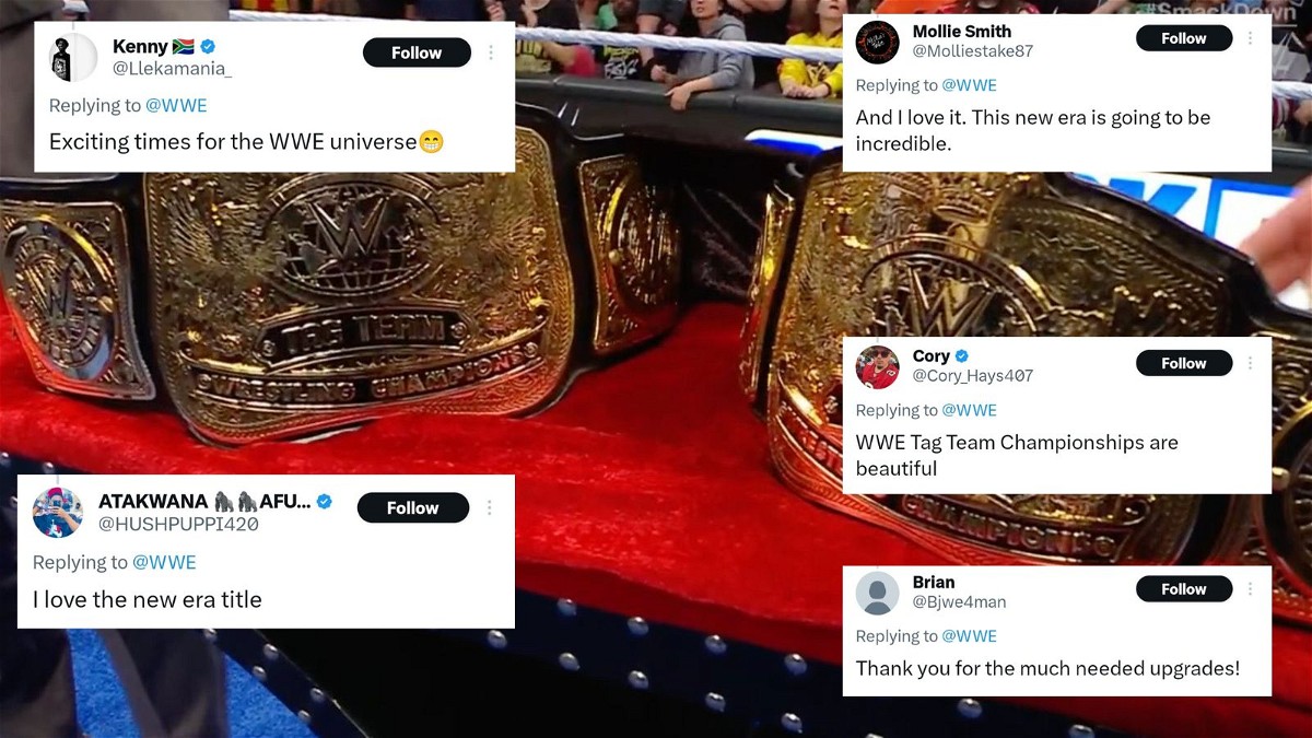 Fans react to the new tag team titles