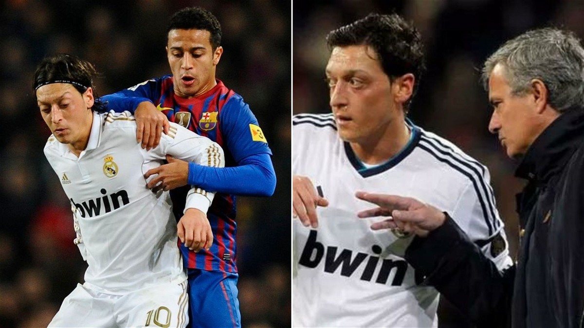 Mesut Ozil during his Real Madrid days