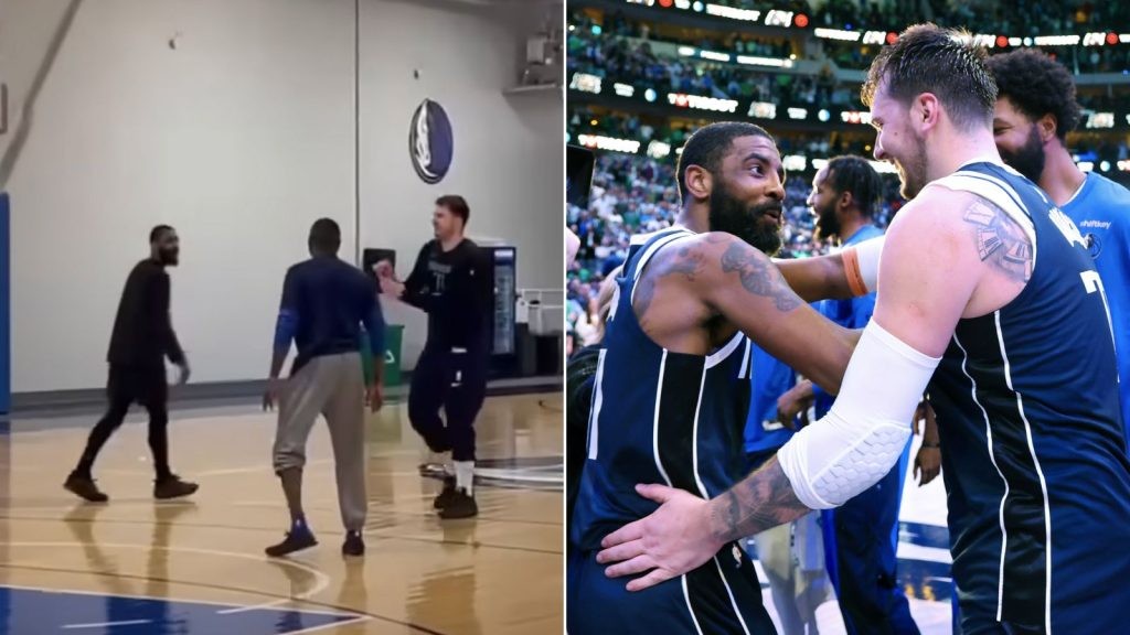 WATCH: Luka Doncic and Kyrie Irving Put in the Extra Work in Hopes of Upsetting the Clippers in Round 1 of the NBA Playoffs