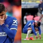 An emotional Thiago Silva after Chelsea's FA Cup loss to Manchester City