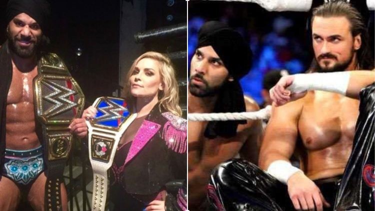 Natalya and Drew McIntyre have come out in support of Jinder Mahal