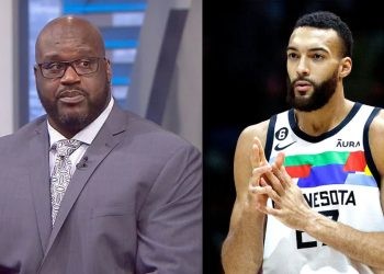 Rudy Gobert and Shaquille O'Neal