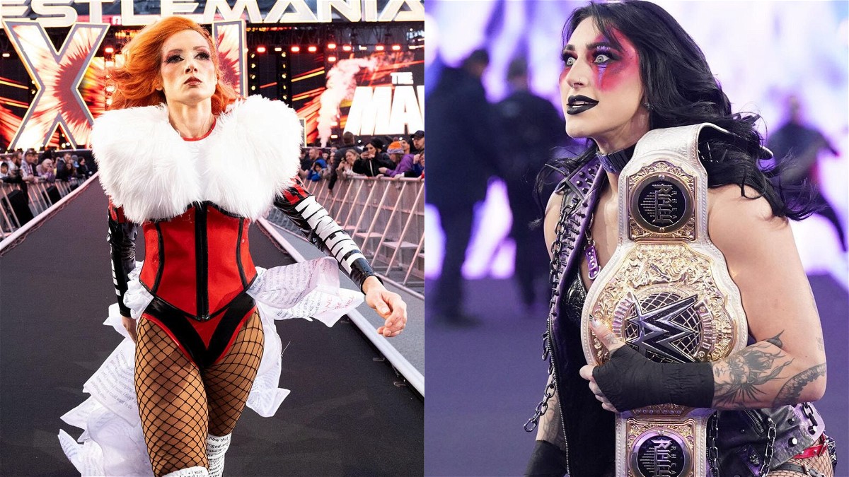 Becky Lynch lost to Rhea Ripley at WrestleMania