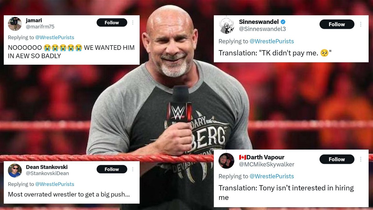 Fans react to Goldberg not joining AEW