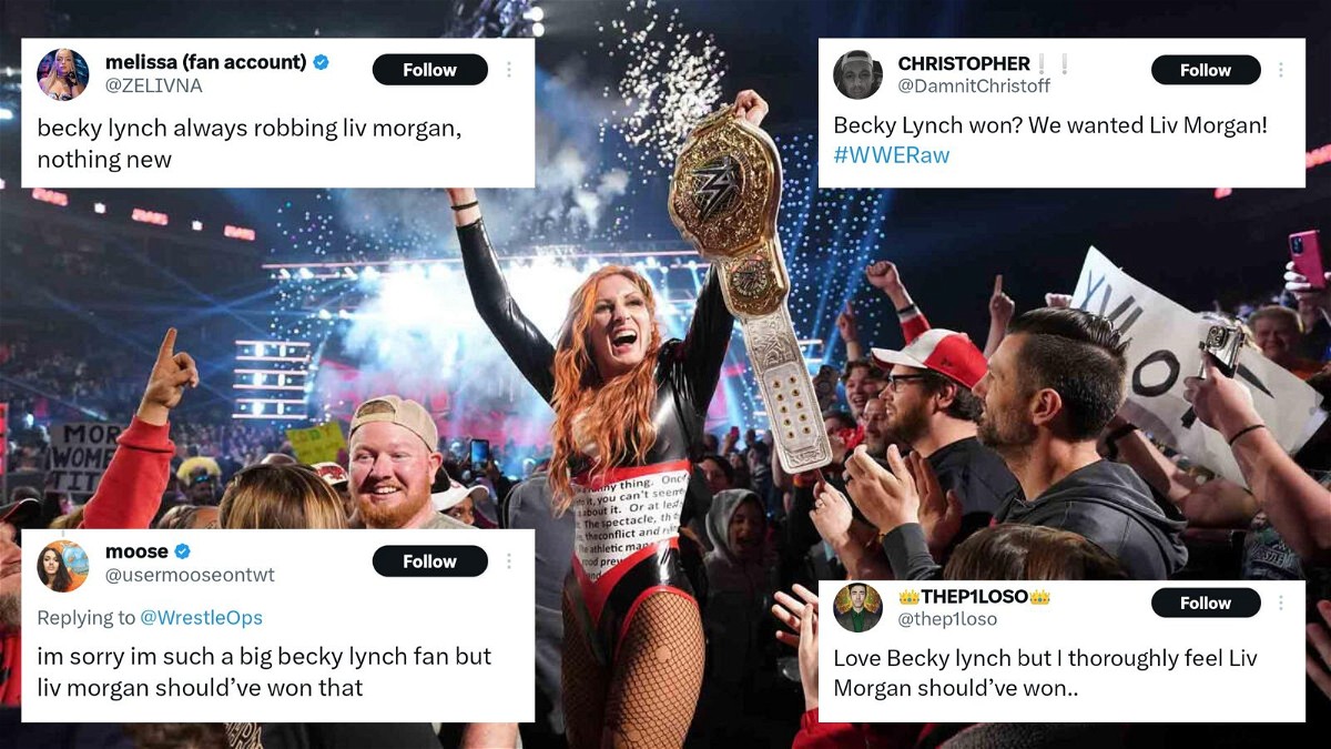 Fans react to Becky Lynch's title win