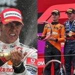 Lewis Hamilton (left), 2024 Chinese Grand Prix (right) (Credits- McLaren, GPblog.com)