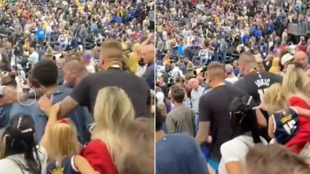 VIDEO: Nikola Jokic’s Brother Strahinja Throws Wild Punch at NBA Fan After Jamal Murray’s Buzzer Beater Gives Denver Nuggets the Win vs LA Lakers