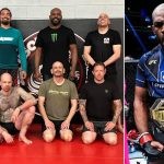 Jon Jones is back in training after his torn pectoral muscle injury