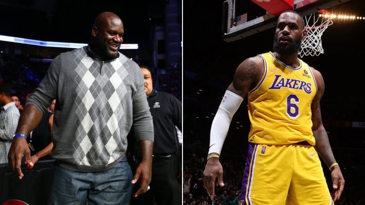 Shaquille O'Neal and LeBron James (Credits - Sports Illustrated and News18)