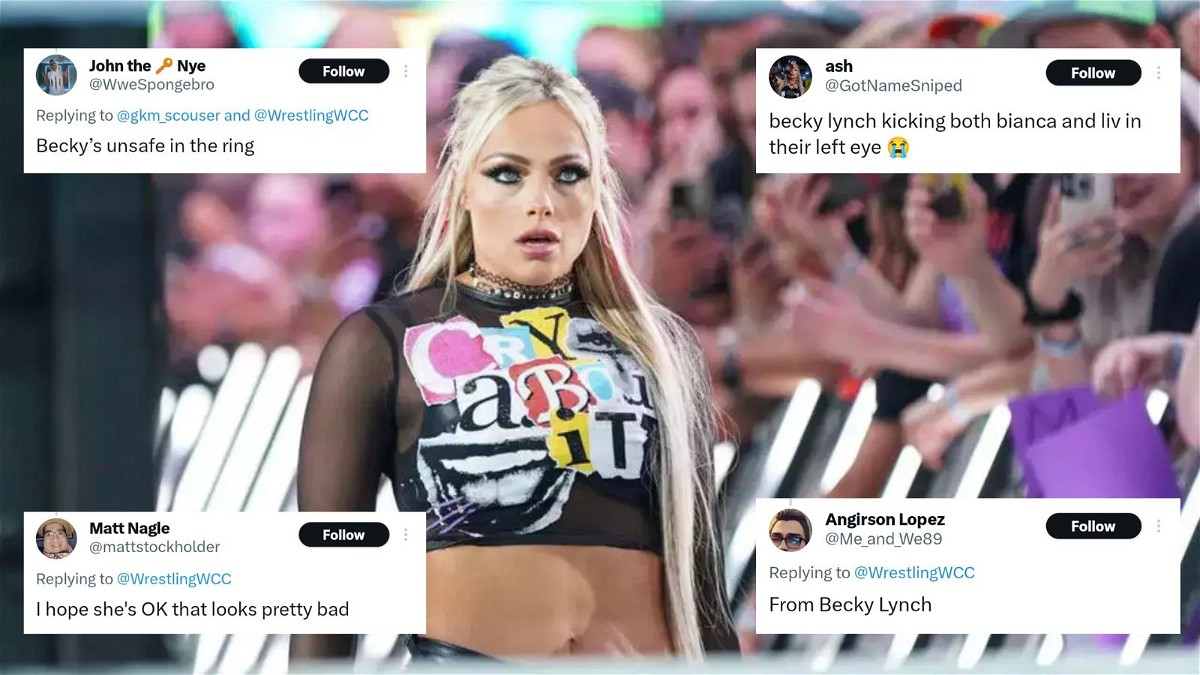 WWE fans react to Liv Morgan's black eye