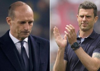 Juventus and Bologna manager