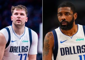Luka Doncic and Kyrie Irving (Credits - Getty Images)