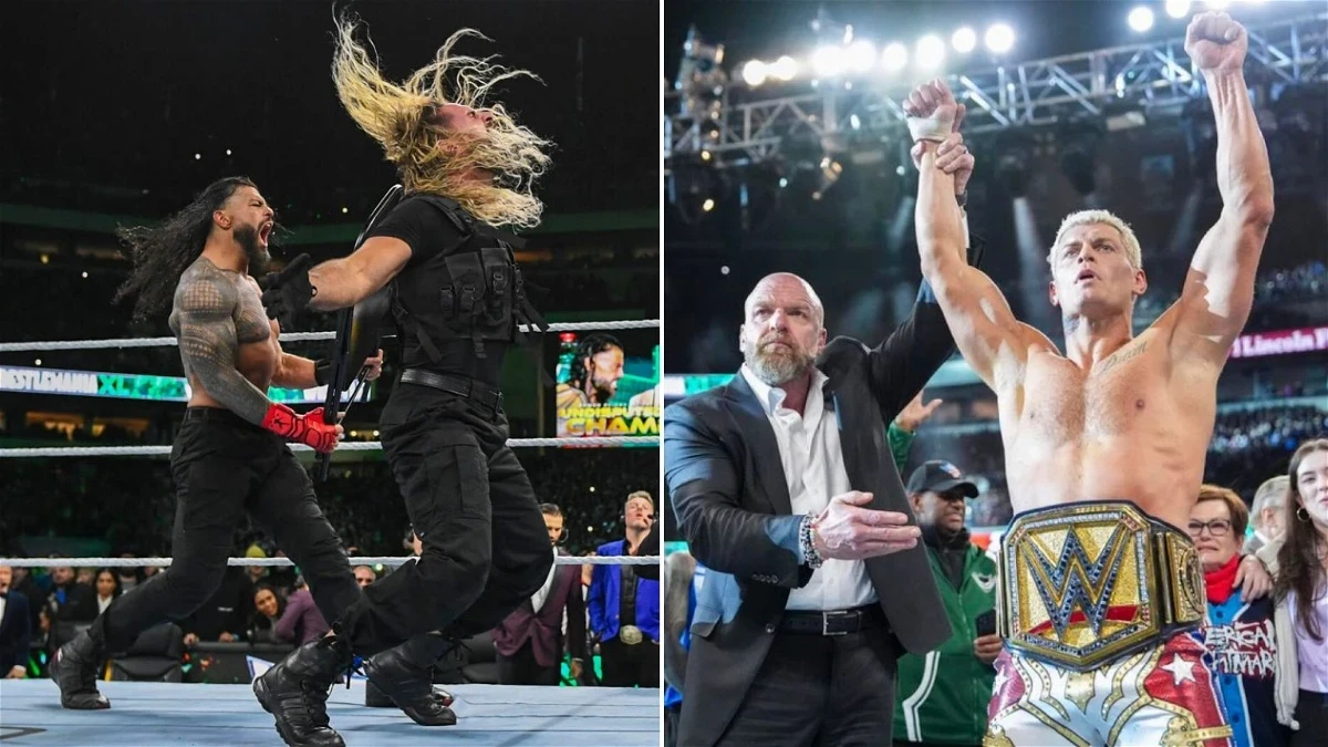 Roman Reigns vs. Cody Rhodes at WrestleMania 40 (Credits- X)
