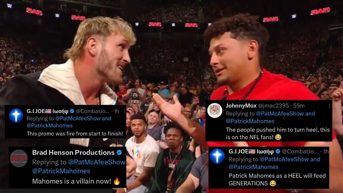 WWE Universe isn't happy with Patrick Mahomes' actions on RAW