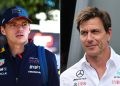 Max Verstappen and Toto Wolff