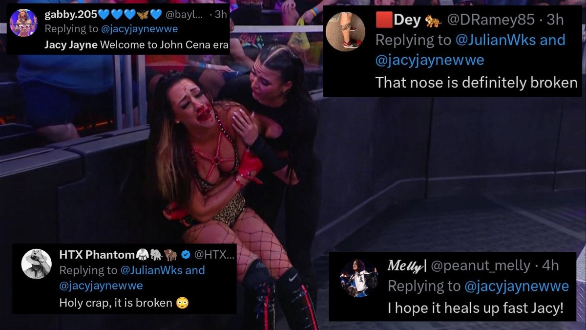 WWE Universe reacts to Jacy Jayne’s injury