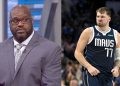 Shaquille O'Neal and Luka Doncic