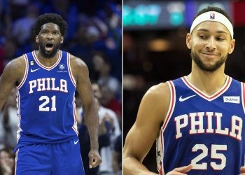 Joel Embiid and Ben Simmons (Credits - CNN and Basketball Forever)