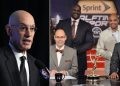 NBA Commissioner Adam Silver and Inside the NBA cast (Credits - Front Office Sports and IMDb)