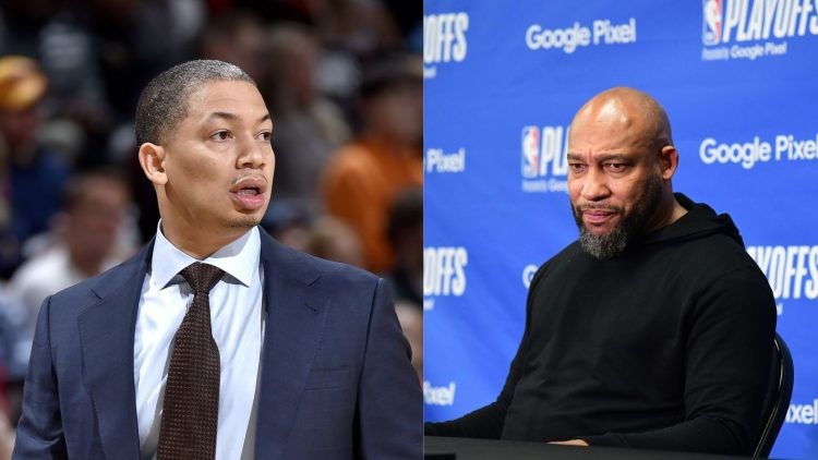 Former Lakers coach Darvin Ham and Ty Lue