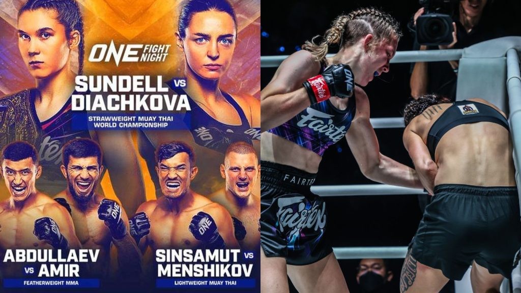 ONE Fight Night 22 Results and Highlights: Smilla Sundell Stops Natalia Diachkova; Sinsamut Klinmee Suffers Brutal KO Loss, & More
