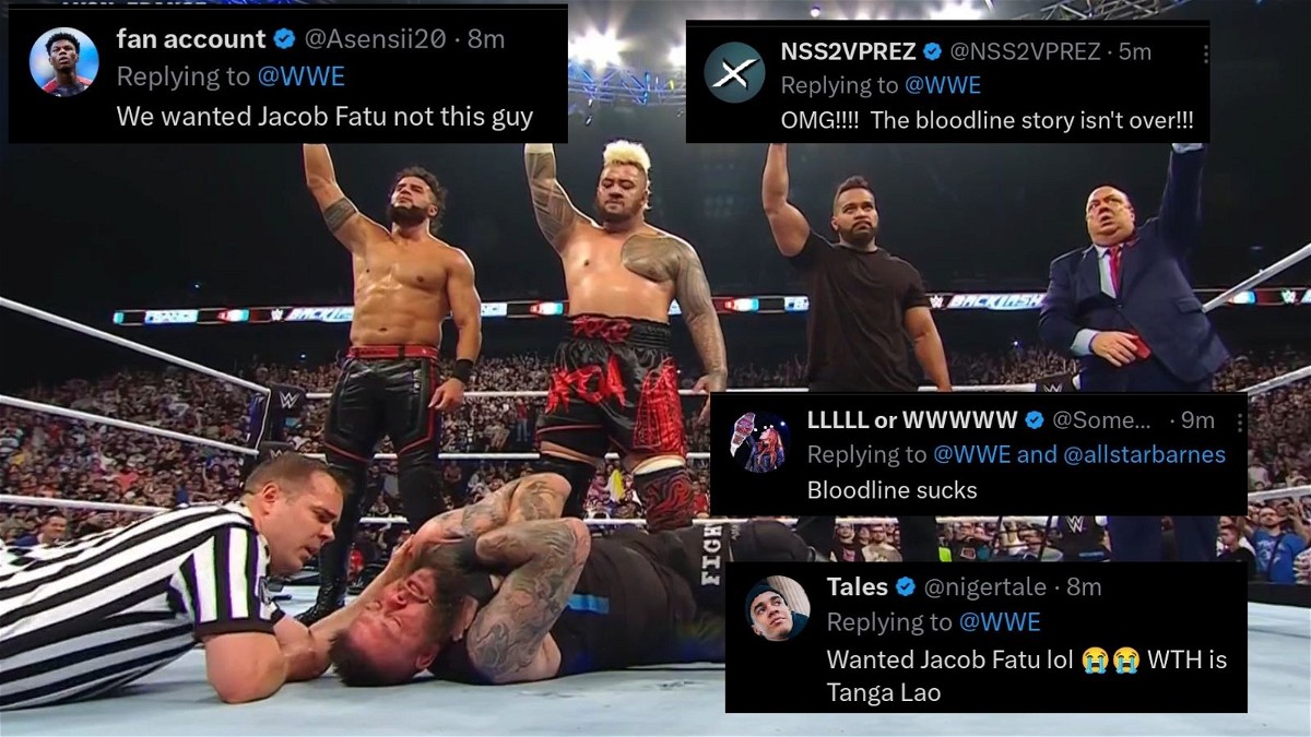 Fans aren't happy with Jacob Fatu's absence from WWE Backlash