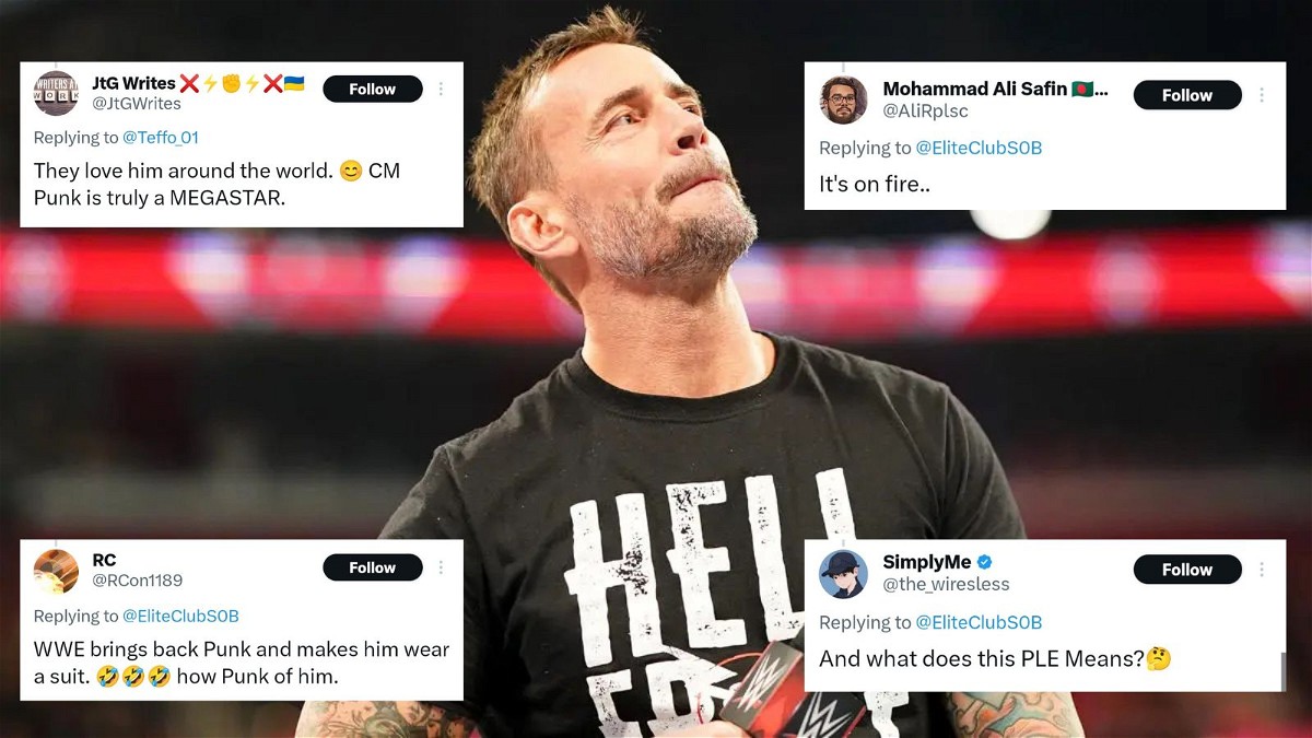 Fans react to CM Punk fumbling on the mic