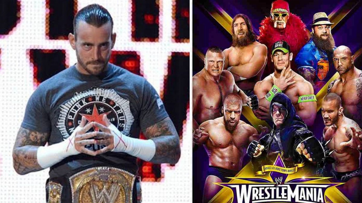 CM Punk and WrestleMania 30 poster