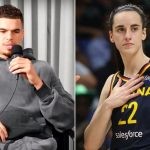 Michael Porter Jr. and Caitlin Clark (Credits - YouTube and The Boston Globe)