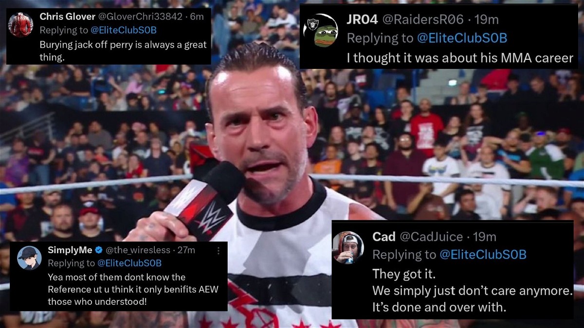 Fans had an underwhelming response to CM Punk's dig at AEW