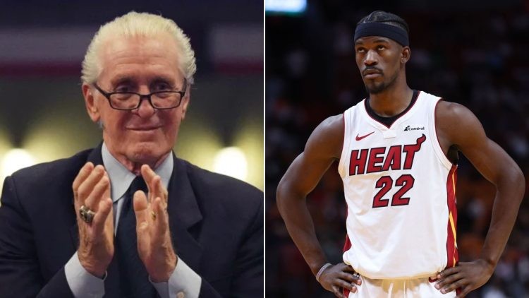 Pat Riley and Jimmy Butler (Credits - Sports Illustrated and Getty Images)