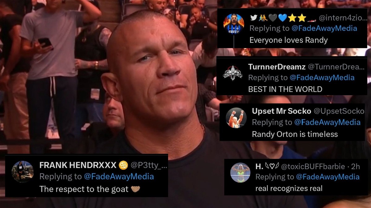 Fans react to Randy Orton's UFC appearance