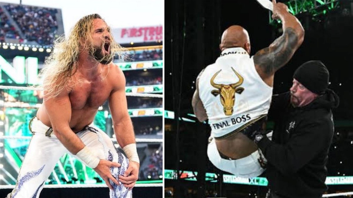 Seth Rollins or The Undertaker might be a great choice for a feud with The Rock