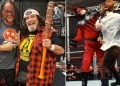 Kane and Mick Foley over the years
