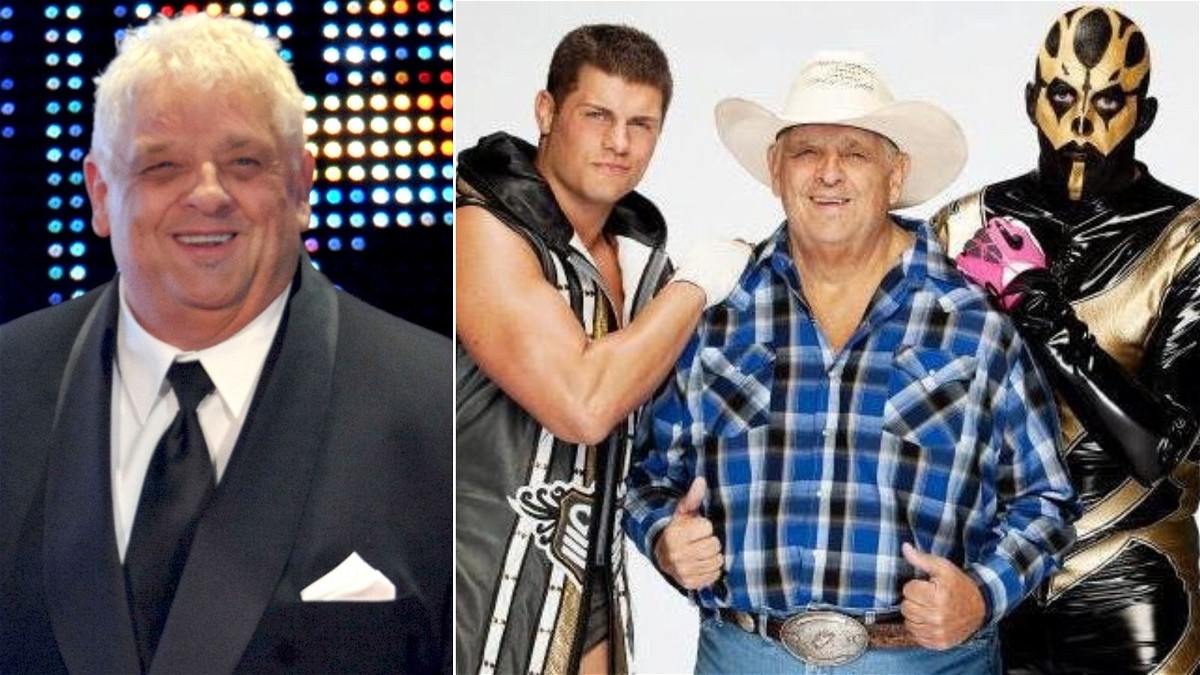 Dusty Rhodes with Cody Rhodes and Dustin Rhodes