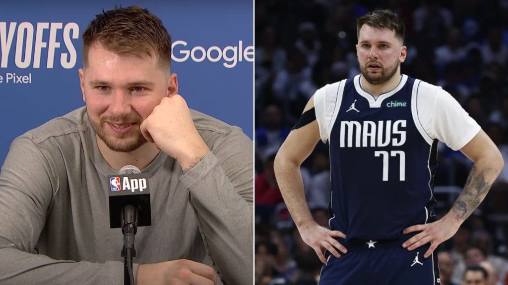 Luka Doncic Has a Hilarious Reaction to Reporter Who Brought up a Bizarre Game 5 “Coincidence”