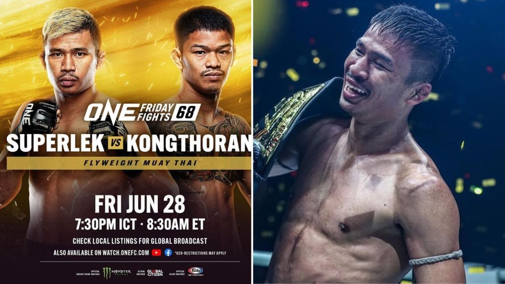 Superlek Kiatmoo9 vs. Kongthoranee Sor Sommai Flyweight Muay Thai Banger Added to ONE Friday Fights 68