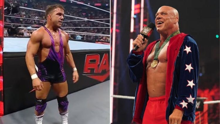 Chad Gable gets Kurt Angle treatment from the WWE Universe