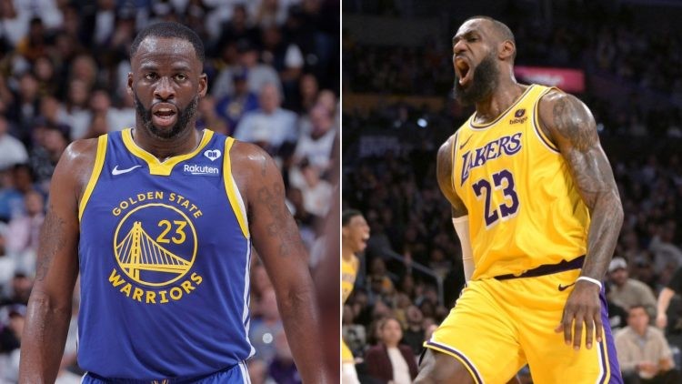 Draymond Green and LeBron James (Credits - Getty Images and The Japan Times)