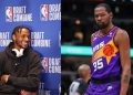 Bronny James and Phoenix Suns' Kevin Durant
