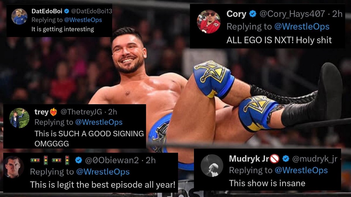 Fans react to the WWE debut of Ethan Page