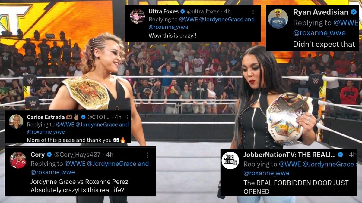 Fans react to the announcement of Roxanne Perez vs. Jordynne Grace