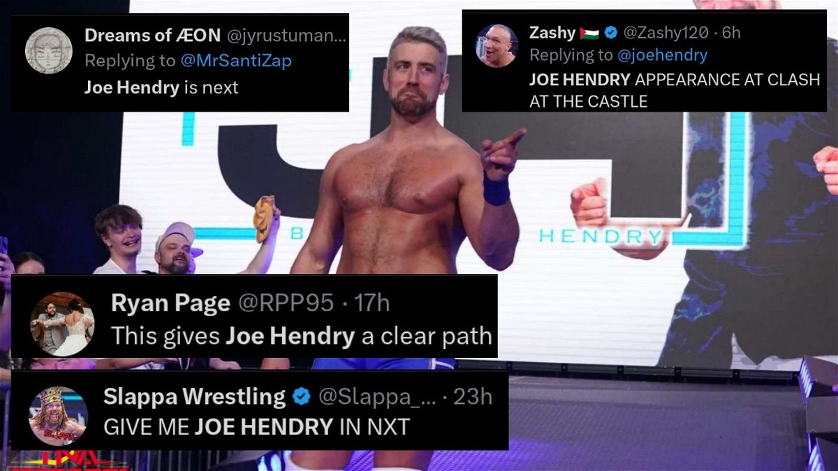 Fans reactions about the potential WWE debut of Joe Hendry