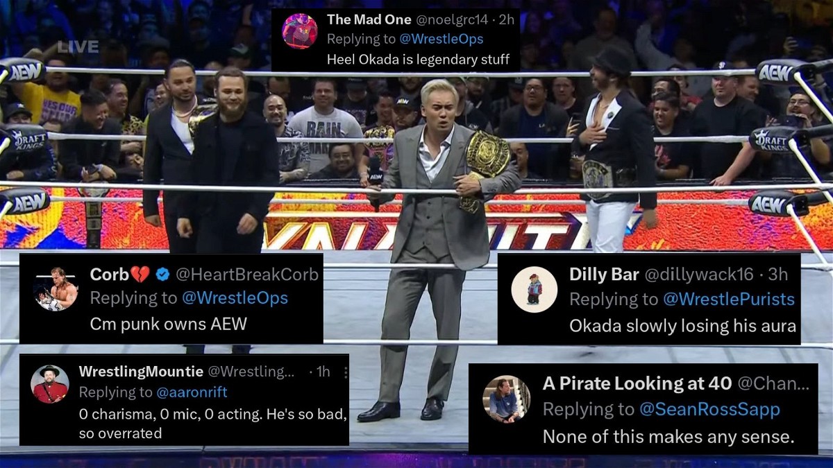 Fans lash out at Kazuchika Okada for his response to CM Punk chants