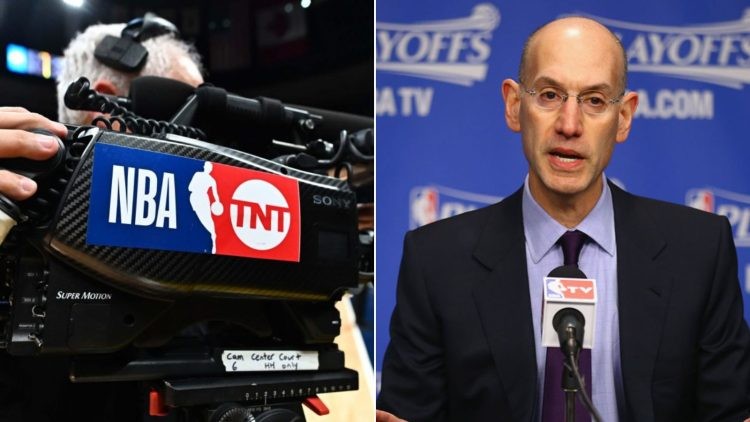 NBA Commissioner Adam Silver (Credits - Awful Announcing and Sports Illustrated)