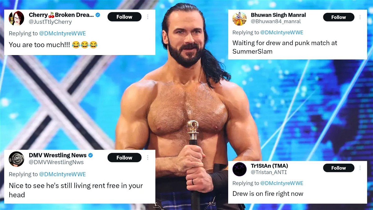 WWE fans react to Drew McIntyre mocking CM Punk