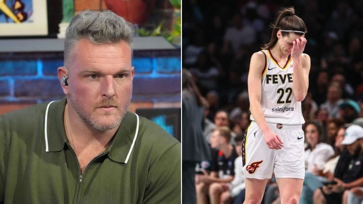 Pat McAfee and Caitlin Clark (Credits - CNN and Wall Street Journal)