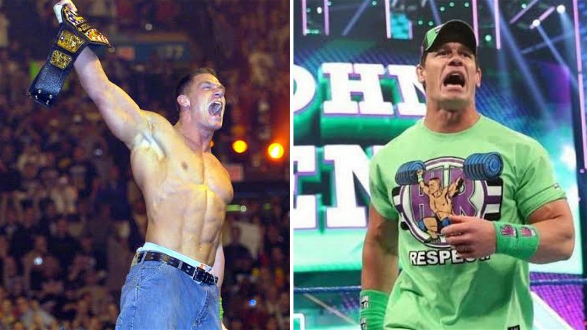 John Cena over the years
