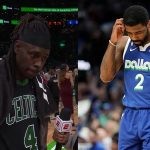 Boston Celtics' Jrue Holiday and Dallas Mavericks' Kyrie Irving