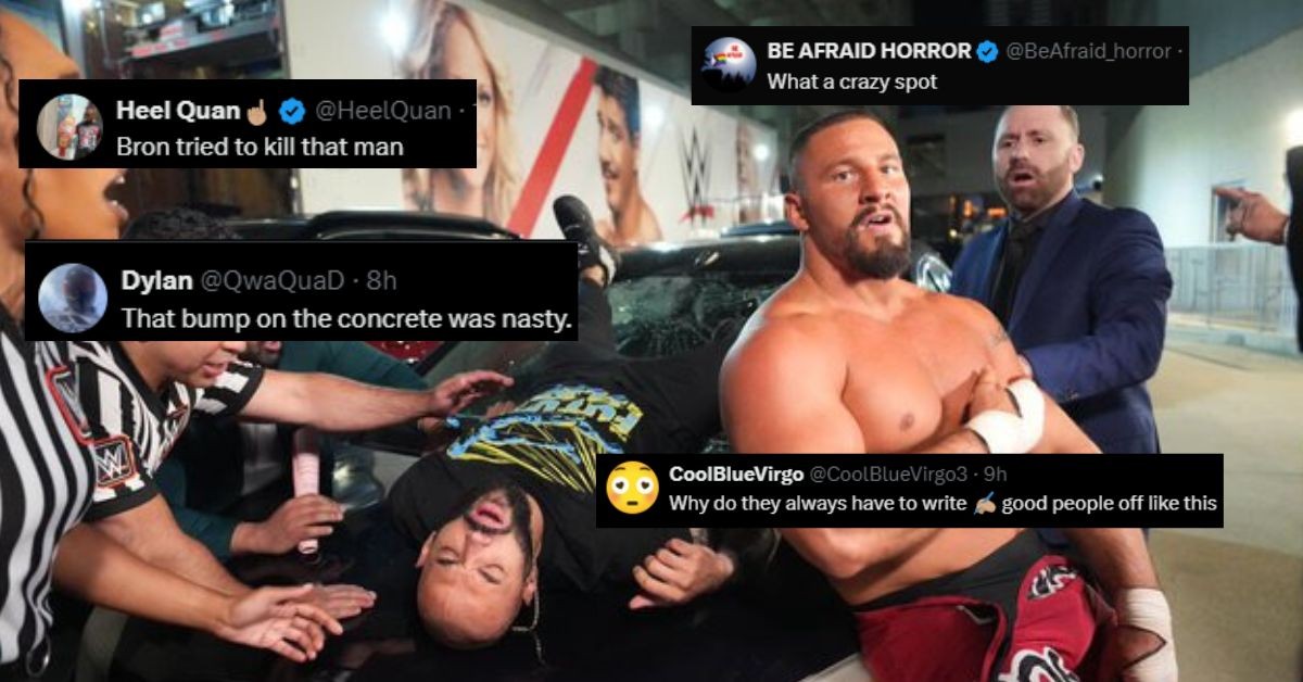 Fan reactions to Bronn Breakker demolishing Ricochet in his final WWE segment